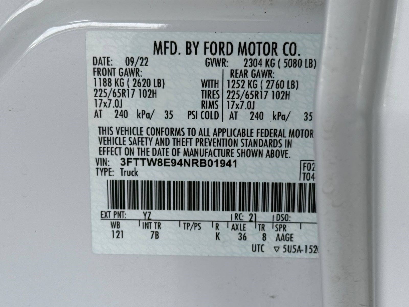 Certified 2022 Ford Maverick XLT FWD image 27