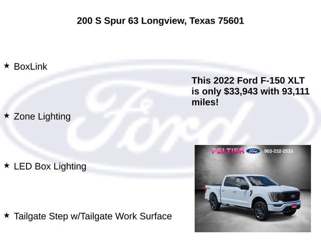 Certified 2022 Ford F150 XLT w/ Equipment Group 302A High AWD/4WD image 20