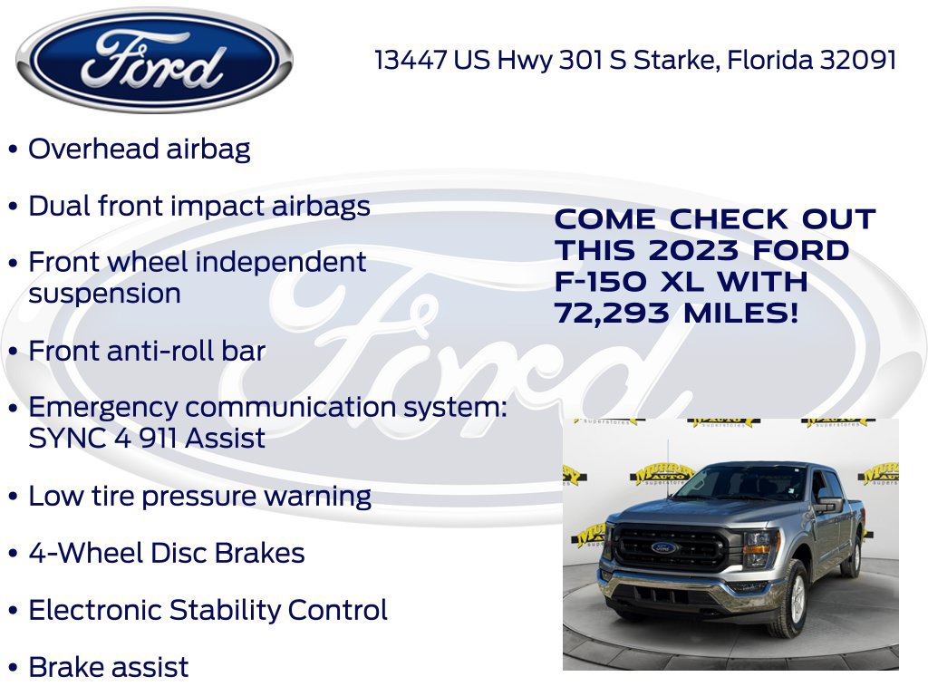 Certified 2023 Ford F150 XL w/ Trailer Tow Package AWD/4WD image 27