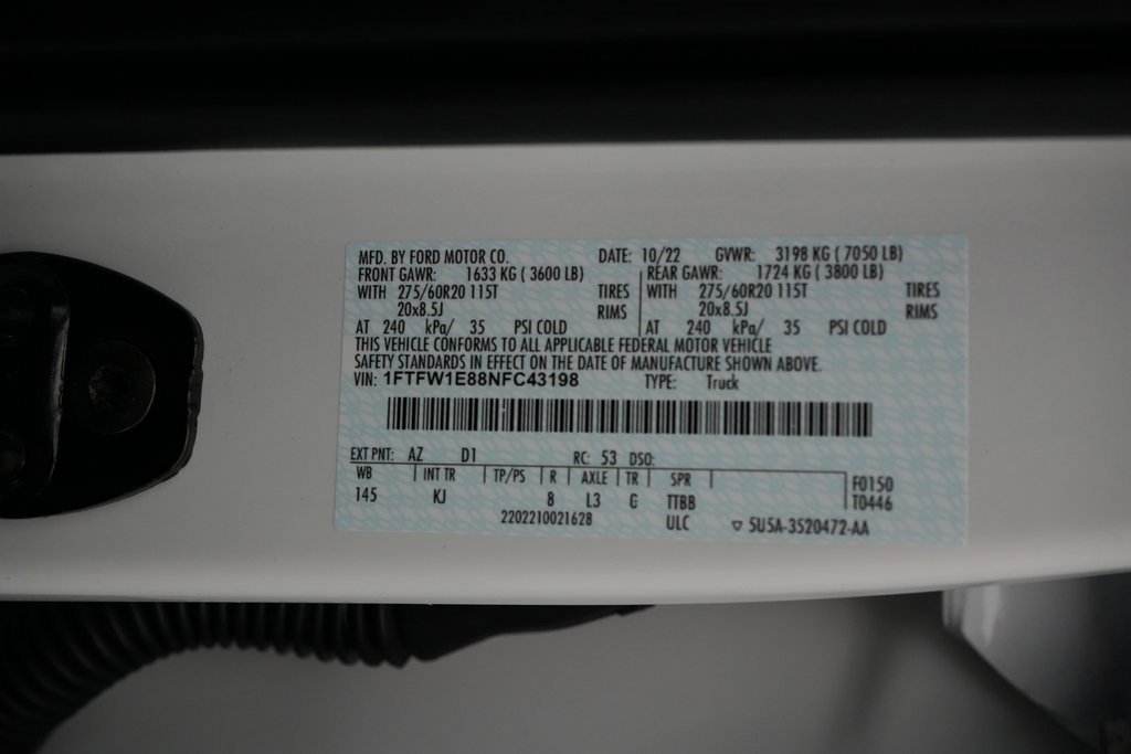 Certified 2022 Ford F150 King Ranch w/ Equipment Group 601A High image 34