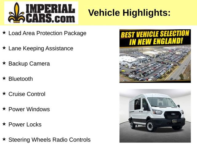 Certified 2024 Ford Transit 250 148 Medium Roof w/ Load Area Protection Package RWD image 8