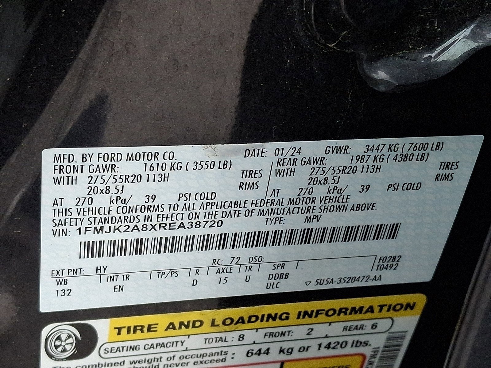 Certified 2024 Ford Expedition Max Limited AWD/4WD image 26