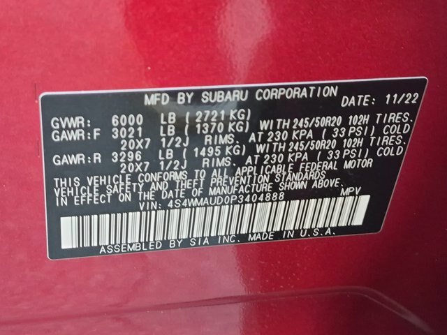 Used 2023 Subaru Ascent Limited w/ Technology Package AWD/4WD image 40