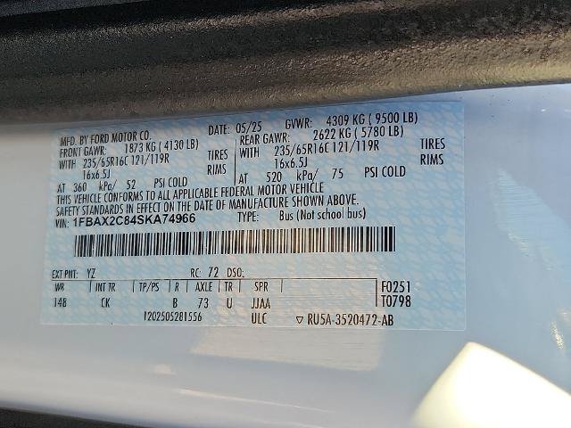 Certified 2025 Ford Transit 350 XLT RWD image 27