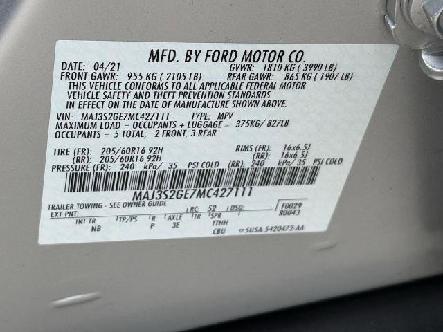 Certified 2021 Ford EcoSport SE FWD image 31