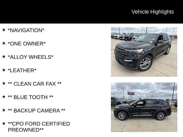 Certified 2022 Ford Explorer XLT w/ Equipment Group 202A RWD image 4