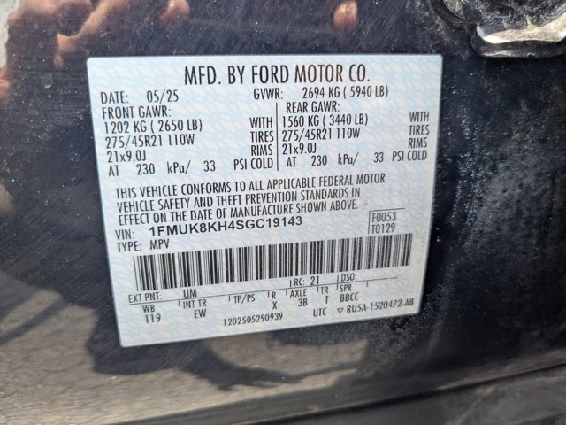Certified 2025 Ford Explorer ST-Line w/ Premium Package AWD/4WD image 37