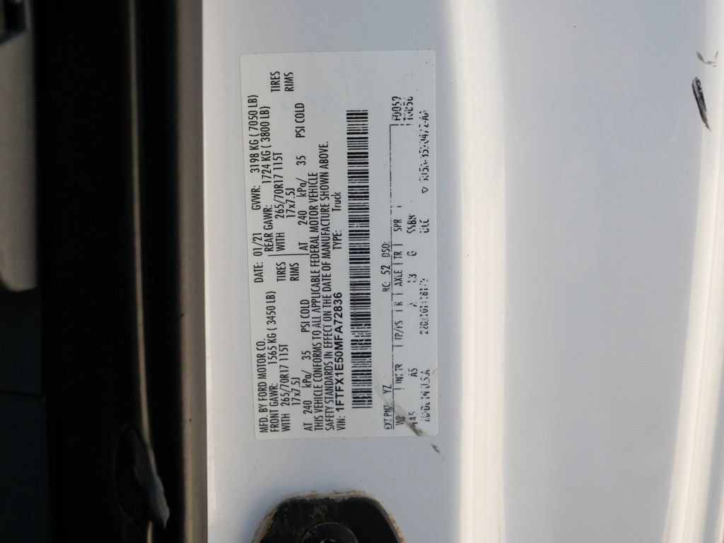 Certified 2021 Ford F150 XL w/ Equipment Group 101A High AWD/4WD image 40