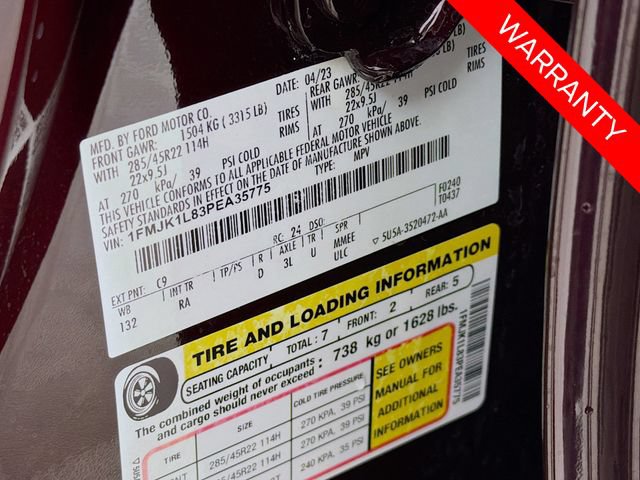 Certified 2023 Ford Expedition Max Platinum RWD image 36