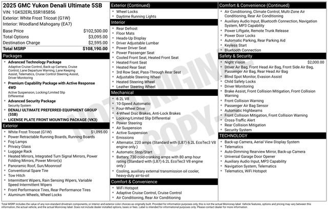 Used 2025 GMC Yukon Denali Ultimate AWD/4WD image 40