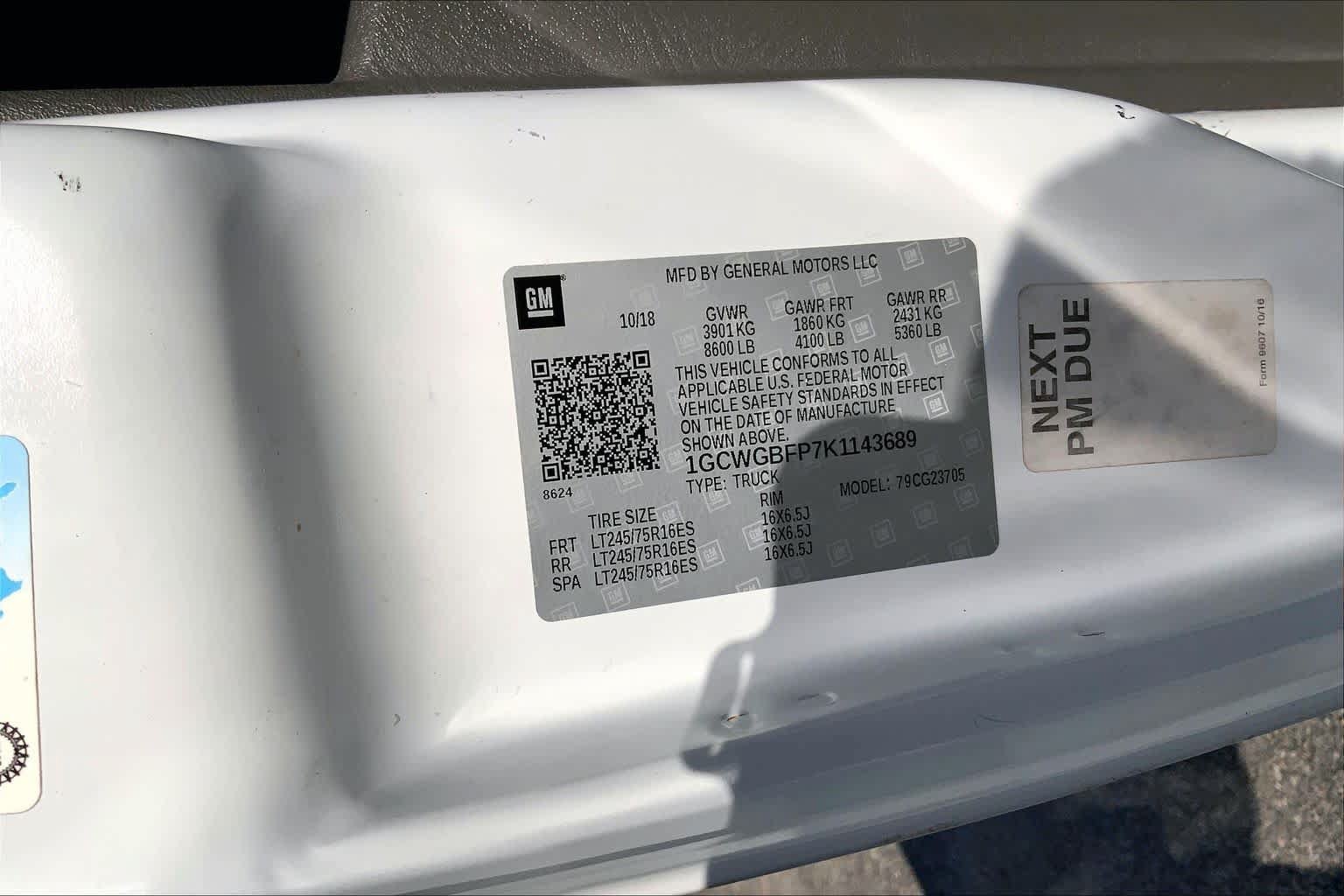 Used 2019 Chevrolet Express 2500 Extended RWD image 29