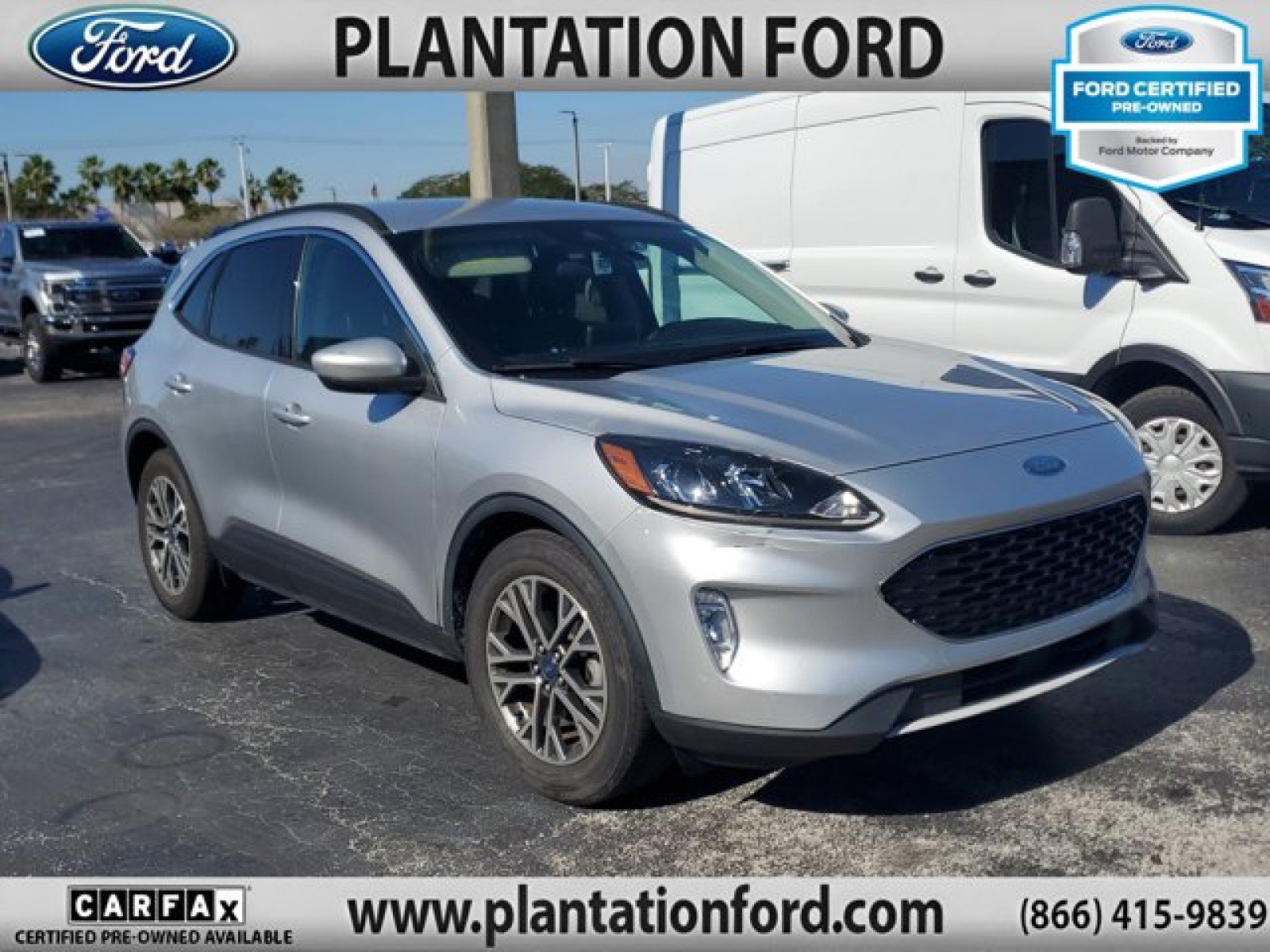 Certified 2020 Ford Escape SEL