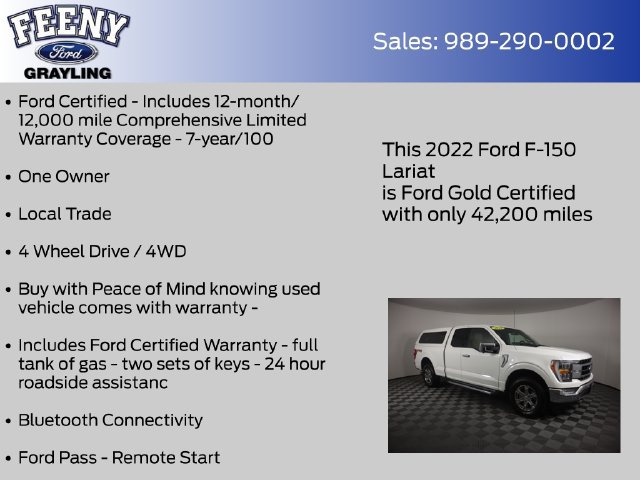 Certified 2022 Ford F150 Lariat AWD/4WD image 5