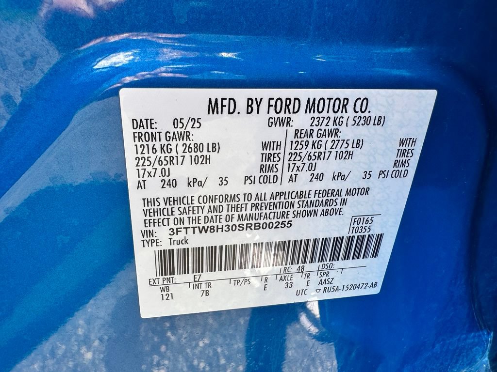 Certified 2025 Ford Maverick XLT FWD image 39