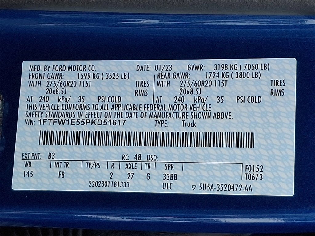 Certified 2023 Ford F150 XLT w/ Equipment Group 302A High image 29