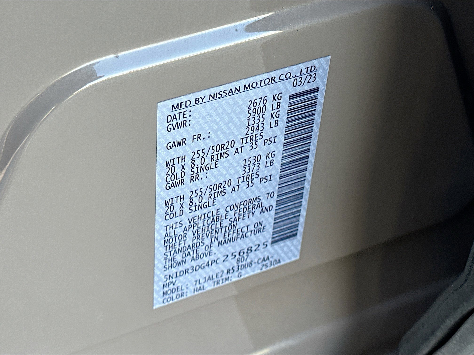 Used 2023 Nissan Pathfinder Platinum w/ Cargo Package image 33