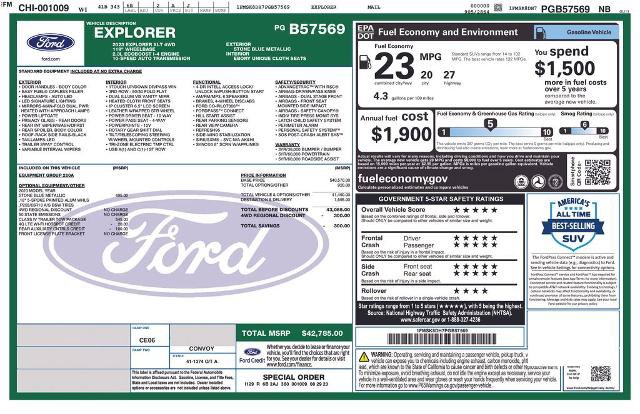 Certified 2023 Ford Explorer XLT w/ Class IV Trailer Tow Package AWD/4WD image 27