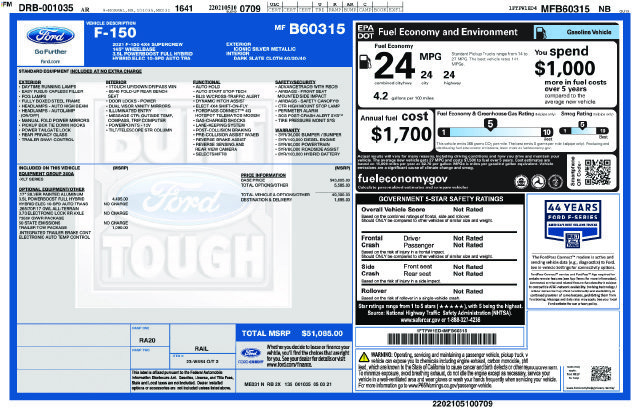 Certified 2021 Ford F150 XLT w/ Trailer Tow Package AWD/4WD image 15