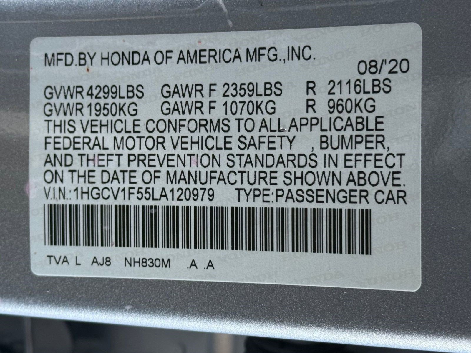 Used 2020 Honda Accord EX-L image 24