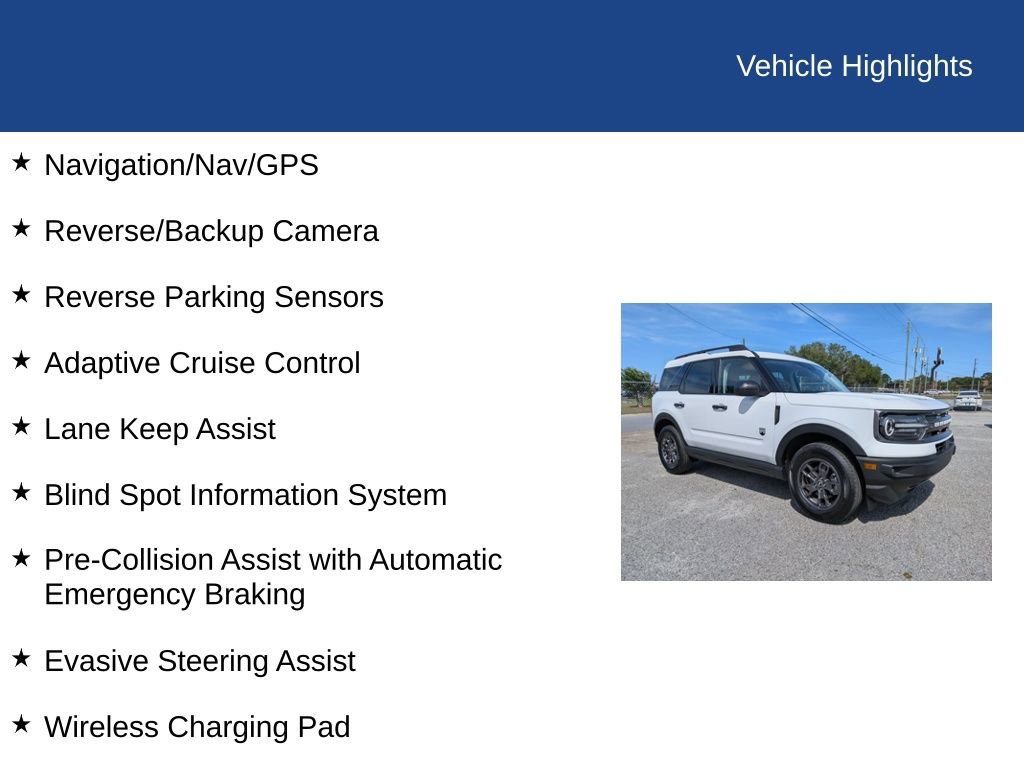 Certified 2022 Ford Bronco Sport Big Bend w/ Convenience Package AWD/4WD image 32