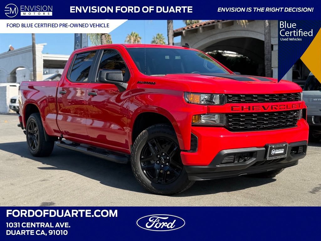 Used 2021 Chevrolet Silverado 1500 Custom w/ Rally Edition AWD/4WD image 1