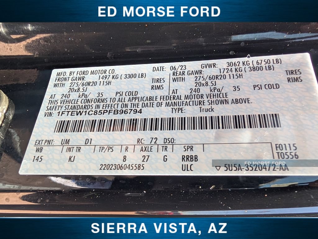 Certified 2023 Ford F150 King Ranch w/ Equipment Group 601A High RWD image 48