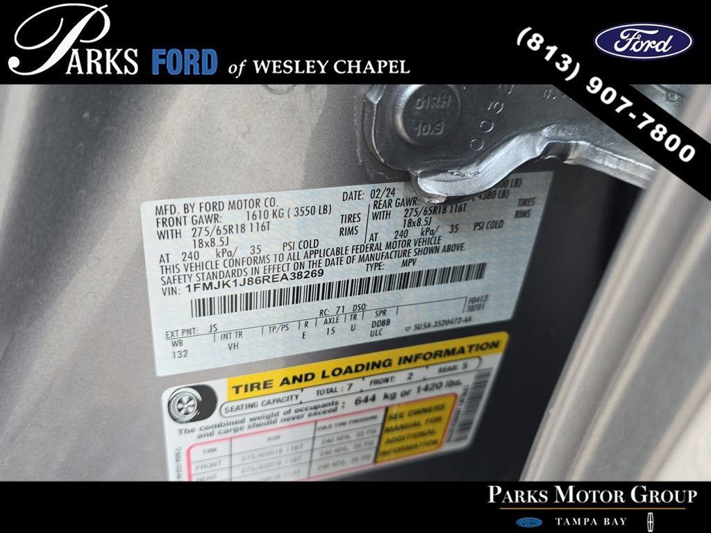 Certified 2024 Ford Expedition Max XLT AWD/4WD image 34