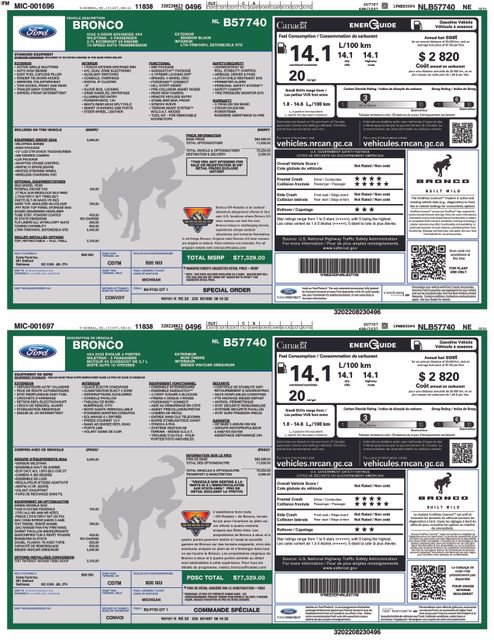Certified 2022 Ford Bronco Wildtrak AWD/4WD image 41