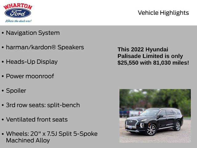 Used 2022 Hyundai Palisade Limited FWD image 6