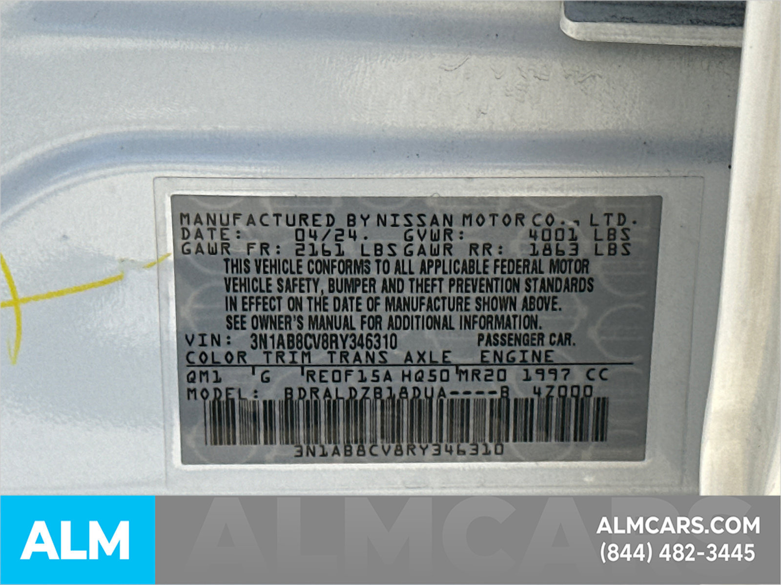 Used 2024 Nissan Sentra SV FWD image 36