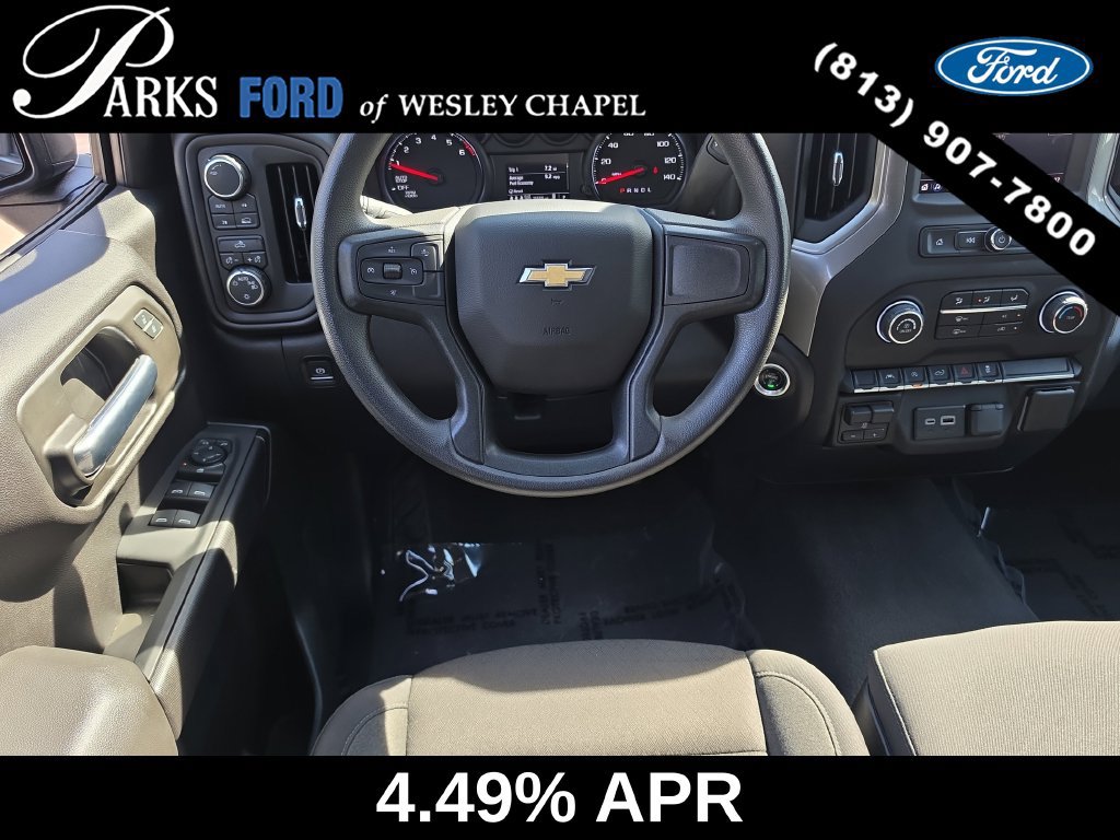 Used 2024 Chevrolet Silverado 1500 Custom w/ Turbomax Blackout Package AWD/4WD image 12