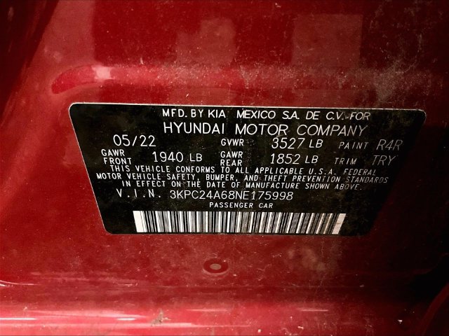 Used 2022 Hyundai Accent SE FWD image 32