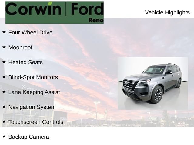 Used 2023 Nissan Armada SL w/ Midnight Edition Package AWD/4WD image 8