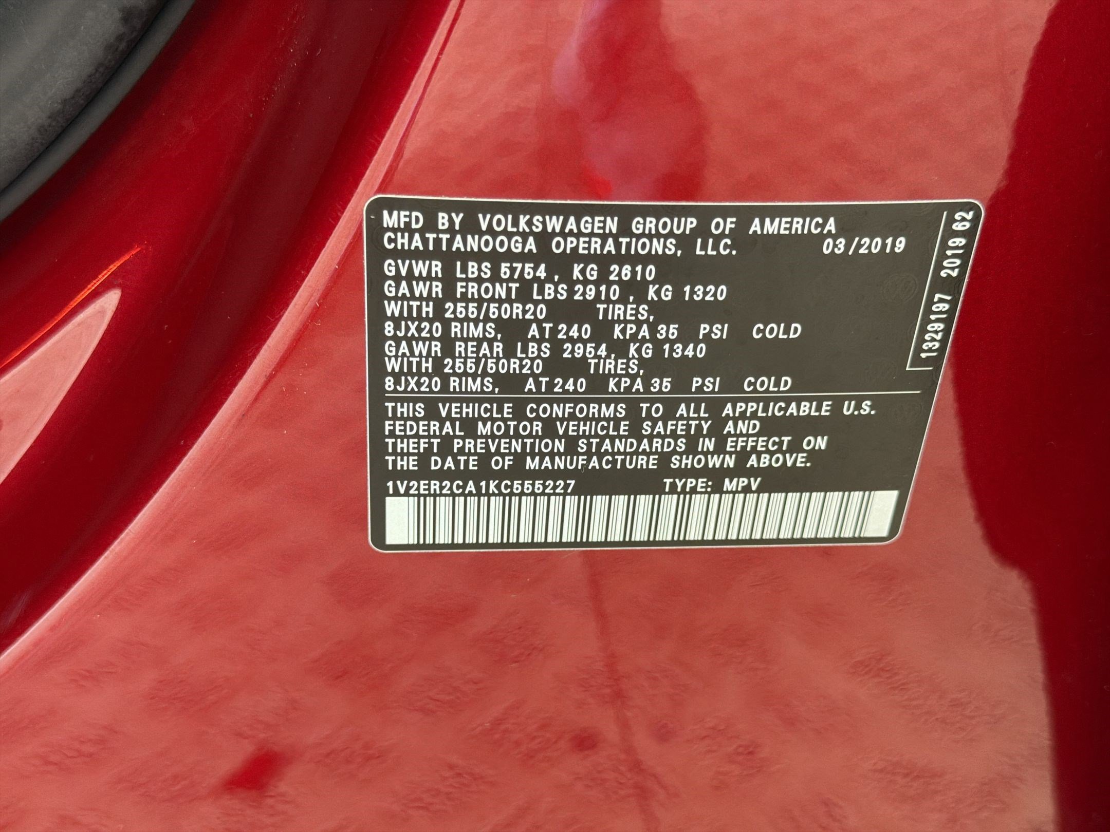 Used 2019 Volkswagen Atlas SEL FWD image 19