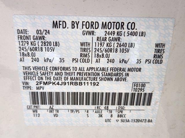 Certified 2024 Ford Edge SEL w/ Convenience Package AWD/4WD image 27