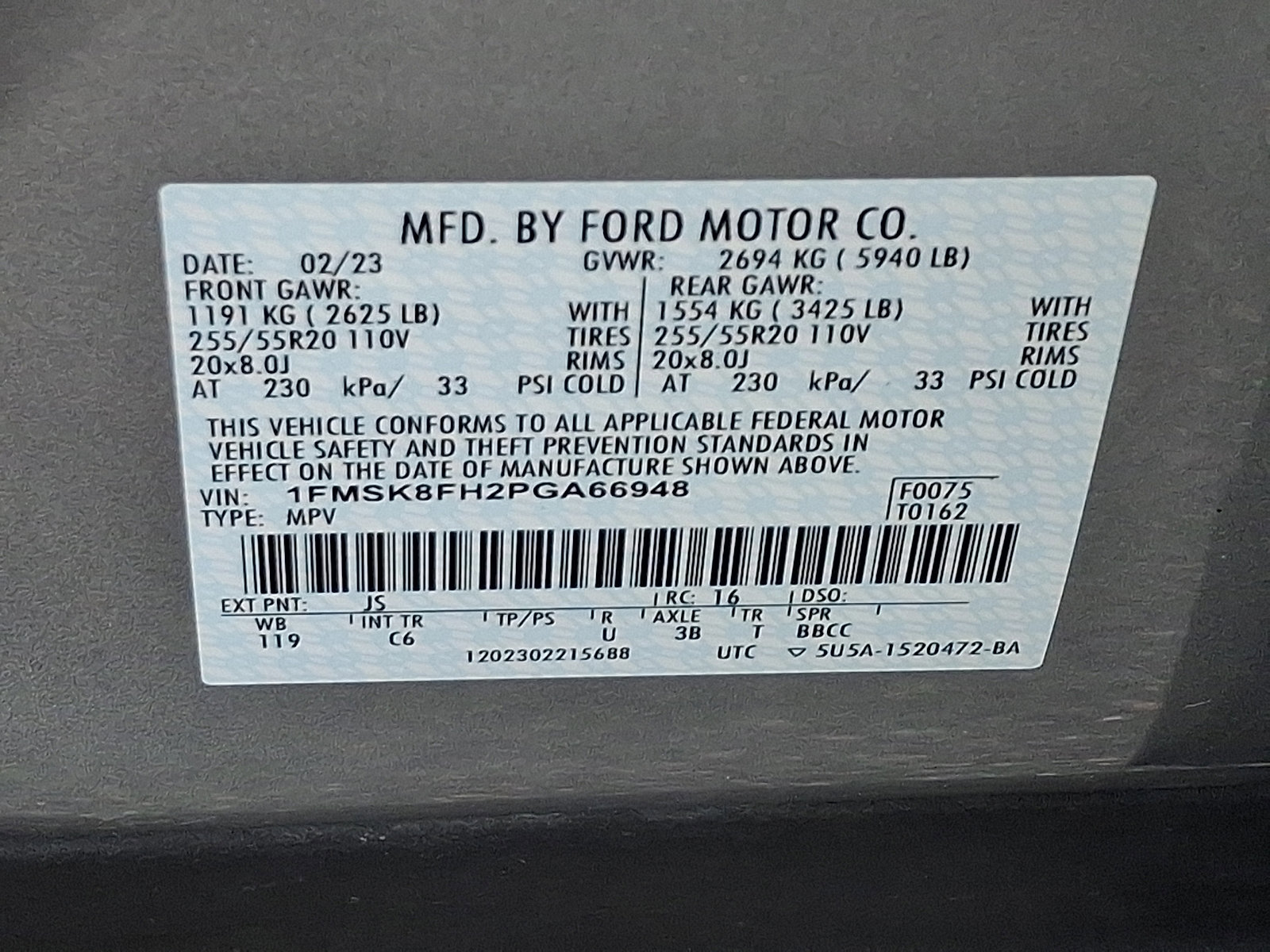 Certified 2023 Ford Explorer Limited w/ Limited Technology Package image 30