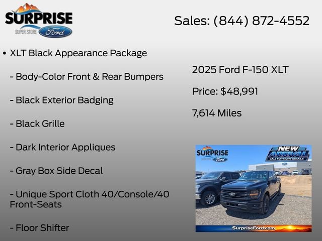 Certified 2025 Ford F150 XLT w/ Equipment Group 302A MID AWD/4WD image 7