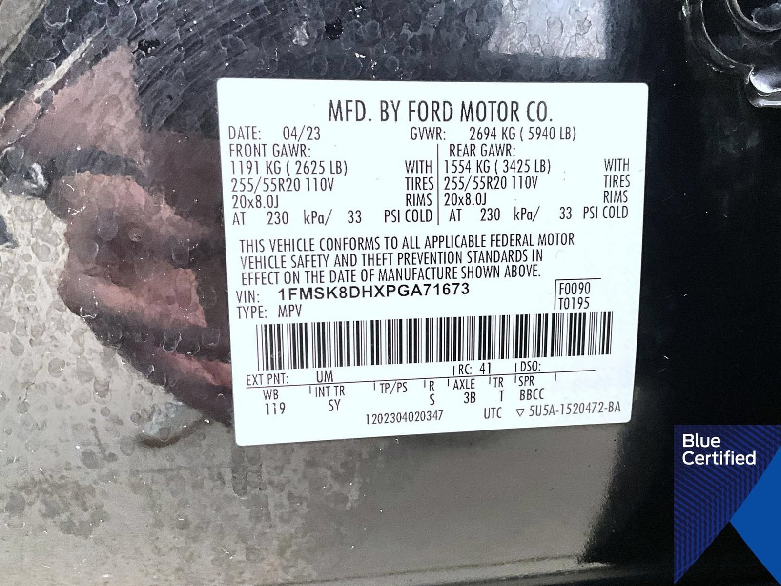 Certified 2023 Ford Explorer XLT w/ Equipment Group 202A AWD/4WD image 30