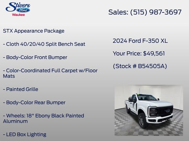 Certified 2024 Ford F350 XL w/ STX Appearance Package AWD/4WD image 8