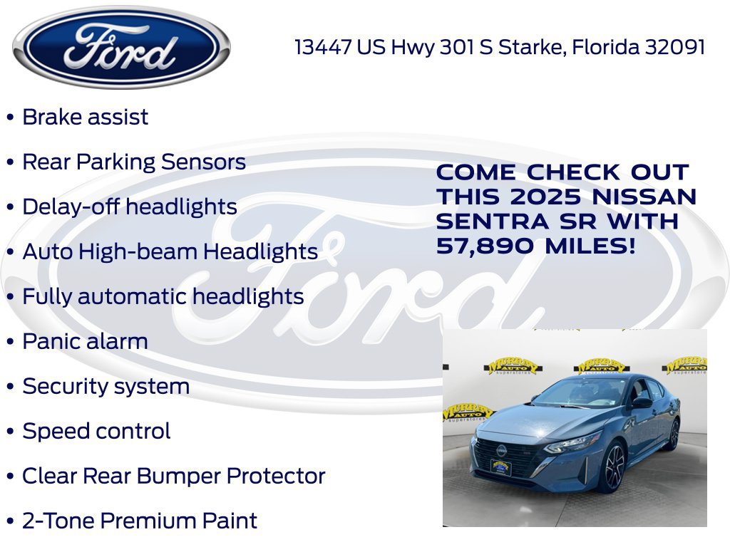 Used 2025 Nissan Sentra SR FWD image 32