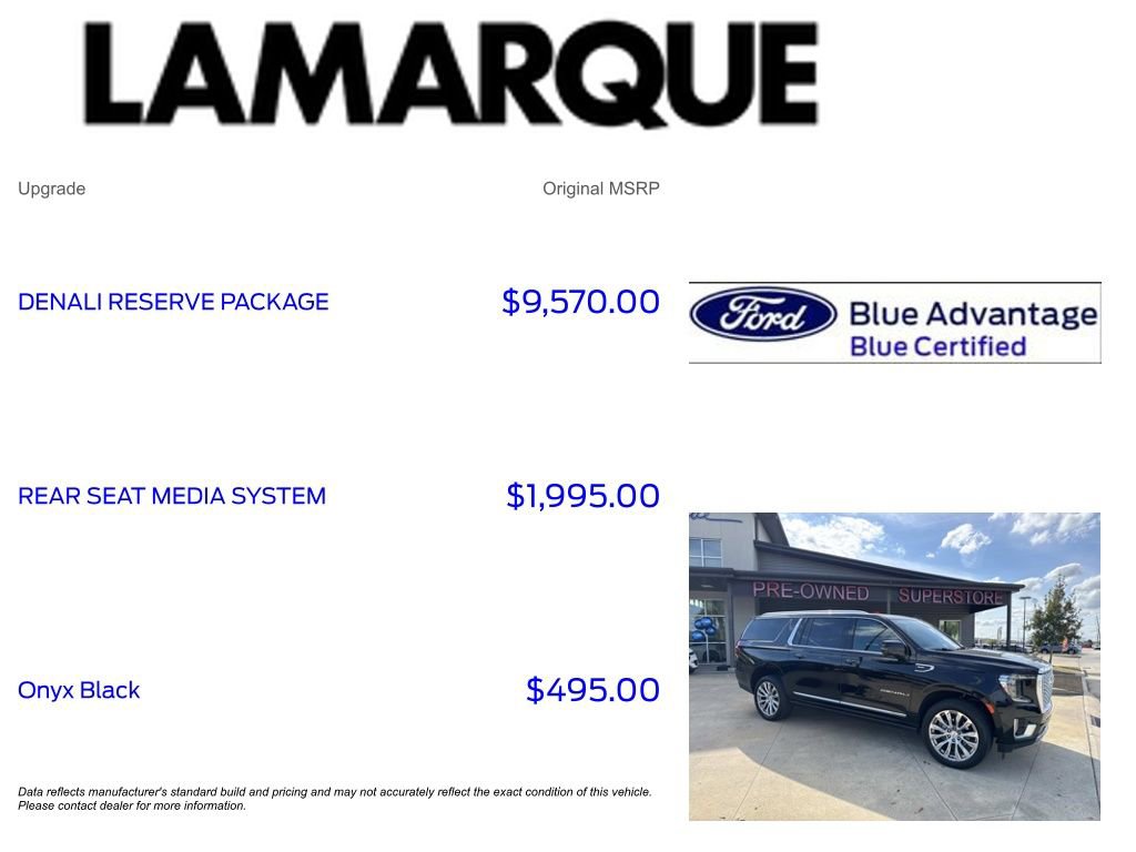 Used 2024 GMC Yukon XL Denali w/ Denali Reserve Package image 10