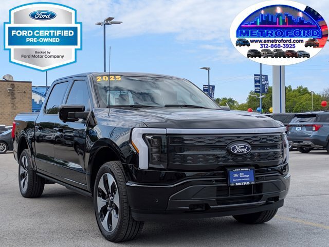 Certified 2025 Ford F150 Lightning Platinum