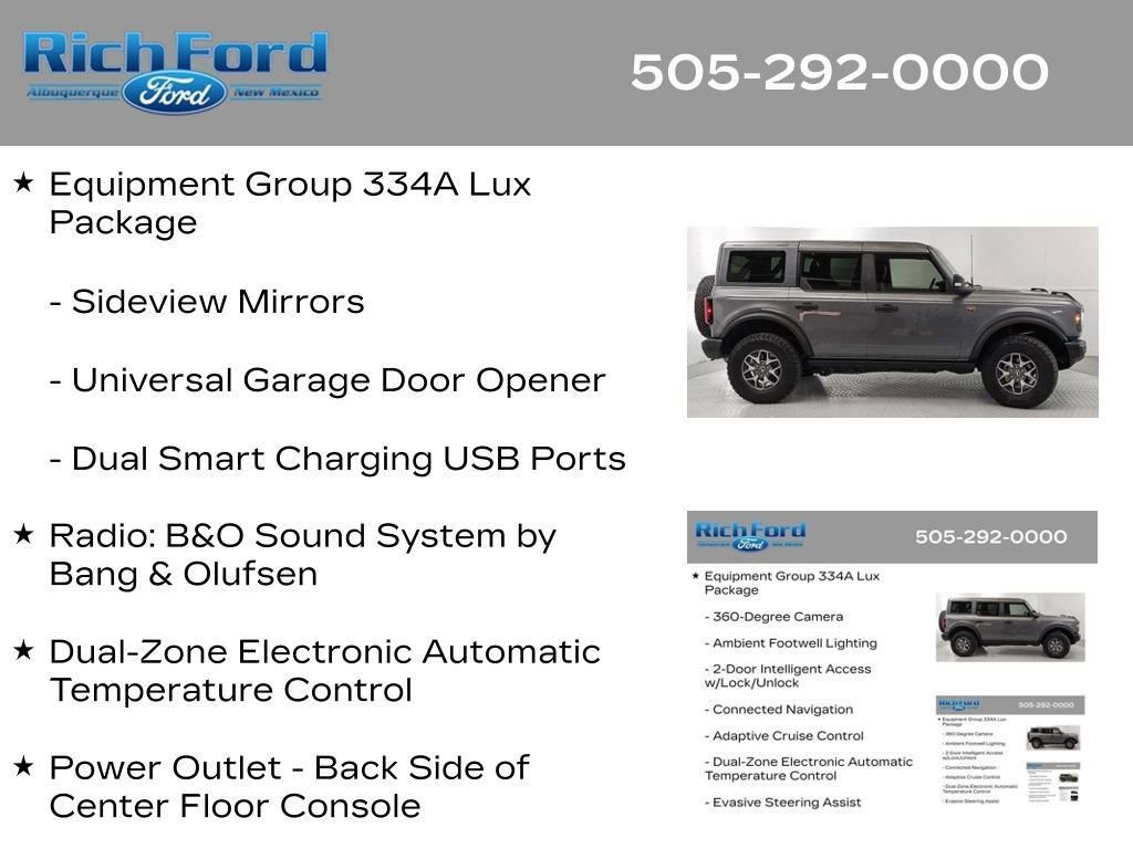 Certified 2025 Ford Bronco Badlands AWD/4WD image 39