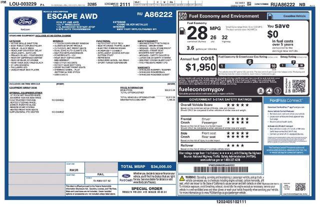 Certified 2024 Ford Escape ST-Line AWD/4WD image 6