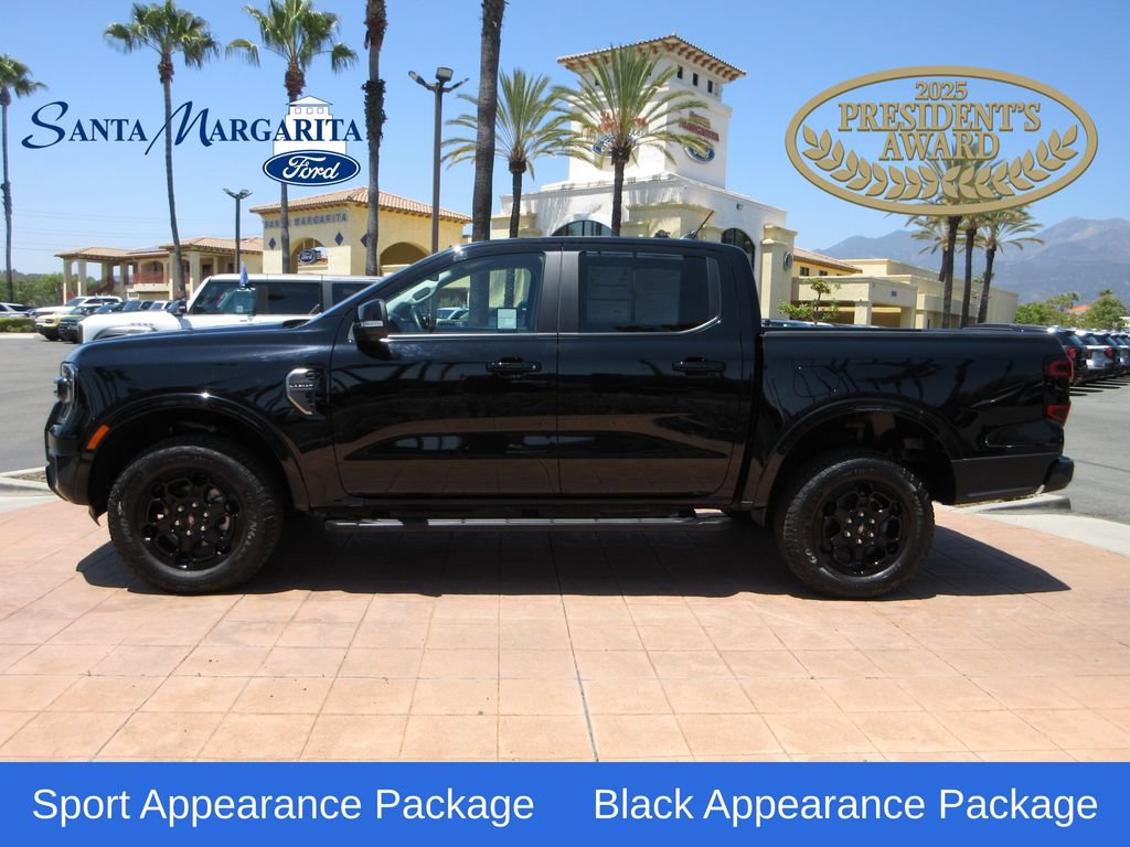 Certified 2025 Ford Ranger Lariat w/ Black Appearance Package RWD image 1