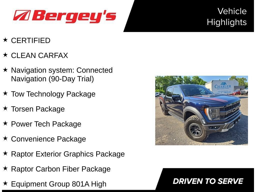 Certified 2021 Ford F150 Raptor w/ Equipment Group 801A High AWD/4WD image 6