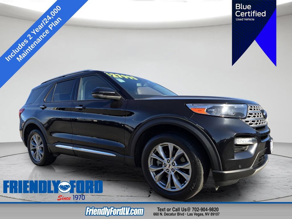Certified 2022 Ford Explorer Limited w/ Equipment Group 301A AWD/4WD image 1