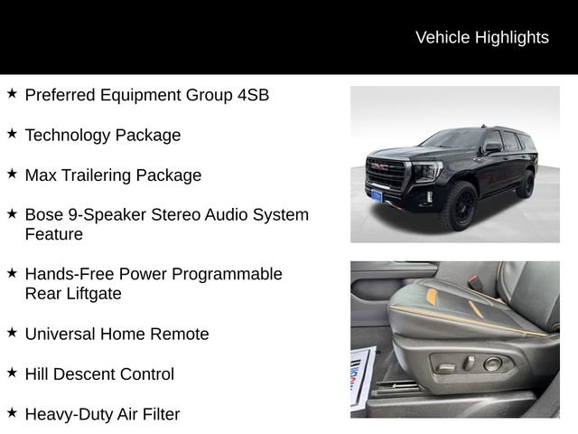 Used 2024 GMC Yukon AT4 w/ Technology Package AWD/4WD image 8