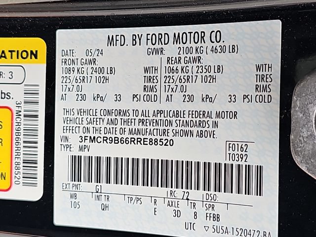 Certified 2024 Ford Bronco Sport Big Bend AWD/4WD image 38