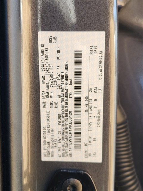 Certified 2023 Ford F150 XLT w/ Equipment Group 302A High image 32